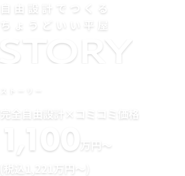 自由設計でつくる ちょうどいい平屋 NEW STORY